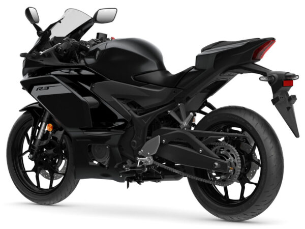 Yamaha YZF-R3 2025 Midnight Black back