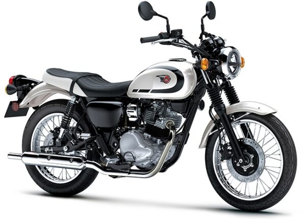 Kawasaki W230 2025 Pearl Ivory Ebony front