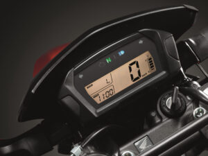 Honda CRF250M 2013 Extreme Red dashboard