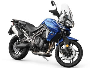 Triumph Tiger 800 XRx 2018 blue front