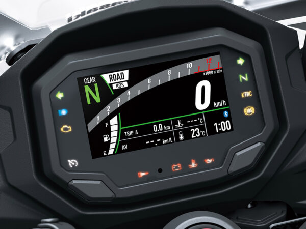 Kawasaki Ninja 1100SX 2025 dashboard