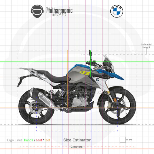 BMW G 310 GS 2020 Strato Blue Metallic