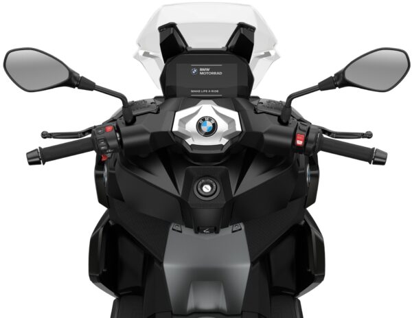 BMW C 400 X 2025 Blackstorm Metallic cockpit