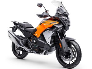 KTM 1390 Super Adventure S Evo 2025 orange front