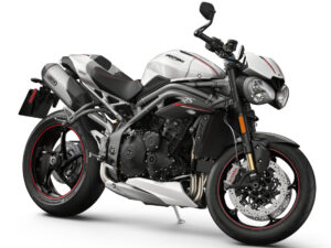 Triumph Speed Triple RS 2020 Crystal White front