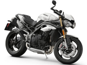 Triumph Speed Triple S 2018 Crystal White front