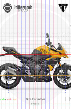 Triumph Tiger Sport 800 2025 Cosmic Yellow