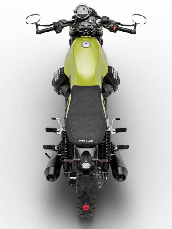 Moto Guzzi V7 Sport 2025 Verde Legnano top view