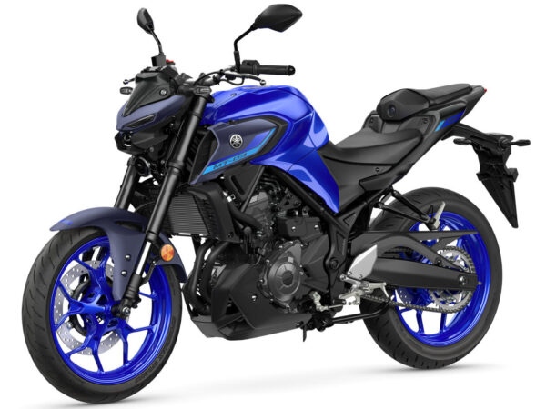 Yamaha MT-03 2025 Icon Blue front