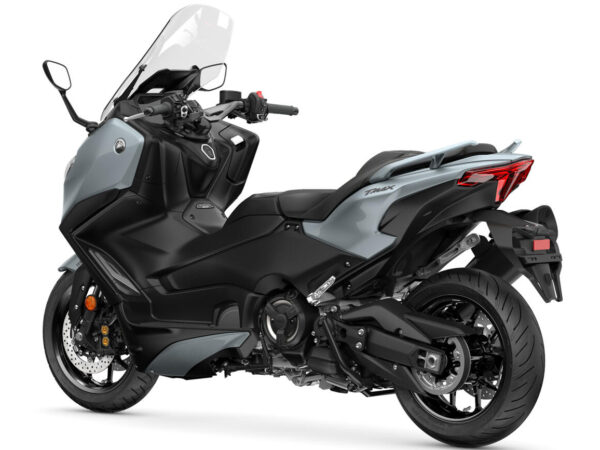 Yamaha TMAX Tech MAX 2025 Ceramic Grey back