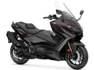 Yamaha TMAX Tech MAX 2025 Dark Magma front