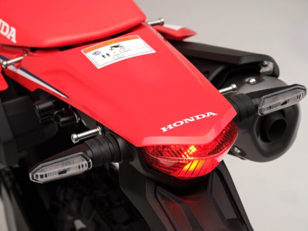 Honda CRF300L 2025 Extreme Red taillight