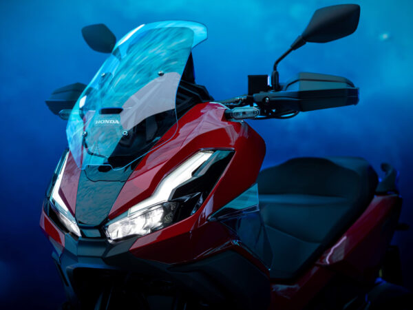 Honda ADV350 2025 Hyper Red headlight