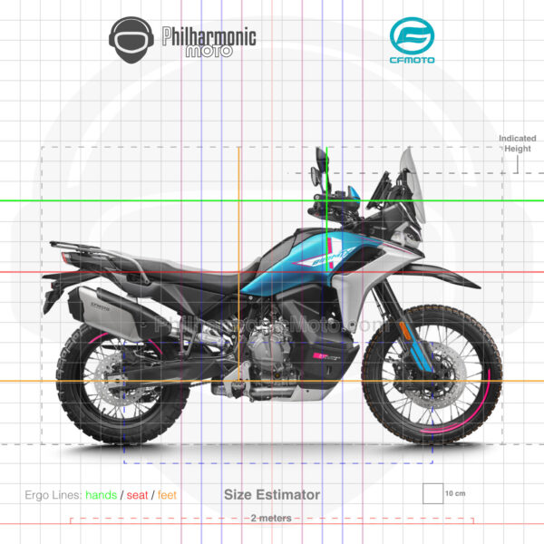 CFMoto 800MT-X 2025 Zephyr Blue