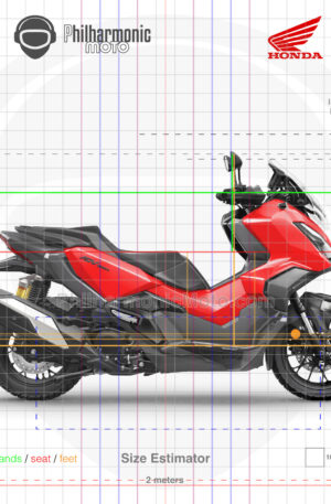 Honda ADV350 2025 Hyper Red