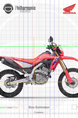 Honda CRF300L 2025 Extreme Red