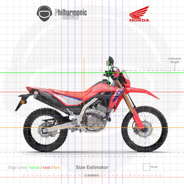 Honda CRF300L 2025 Extreme Red