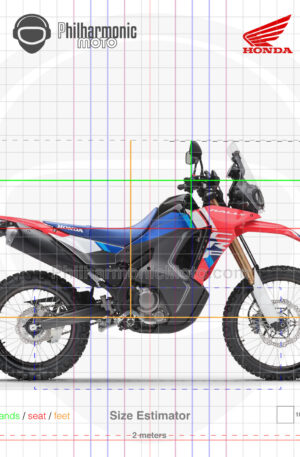 Honda CRF300L Rally 2025 Extreme Red