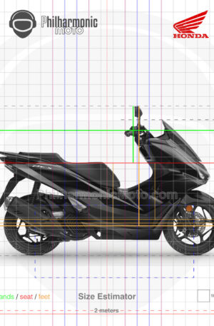 Honda PCX125 2025 Mat Galaxy Black Metallic