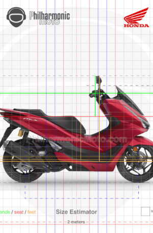 Honda PCX125 DX 2025 unlisted red