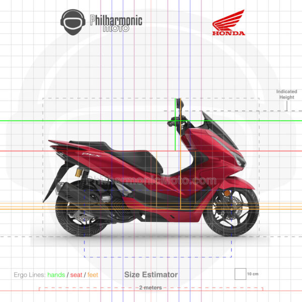 Honda PCX125 DX 2025 unlisted red