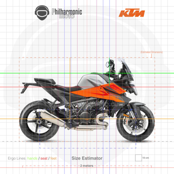 KTM 1390 Super Duke GT 2025 orange