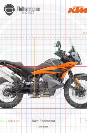 KTM 790 Adventure 2025 orange