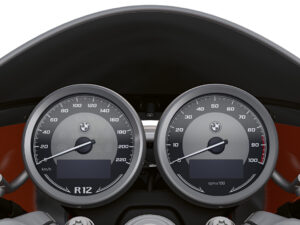 BMW R 12 S 2025 Lava Orange Metallic dashboard