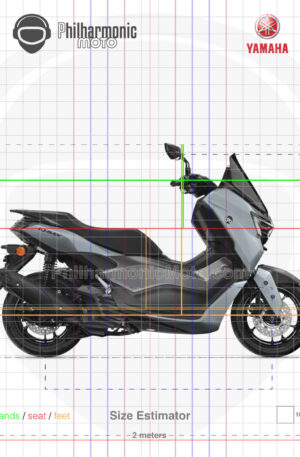 Yamaha NMAX 125 Tech Max 2025 Ceramic Grey