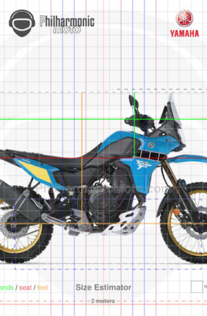 Yamaha Tenere 700 Rally 2025 Sky Blue