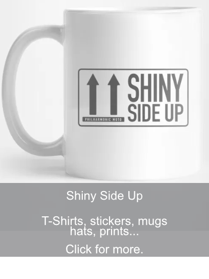 shiny side up mug