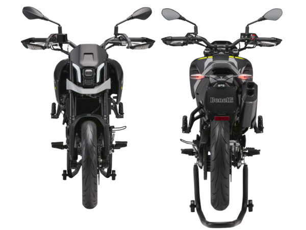 Benelli BKX 125 S 2025 Pastel Grey front and rear