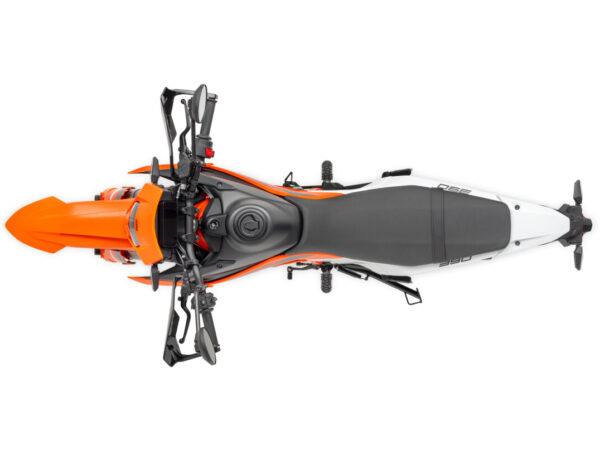 KTM 390 Enduro R 2025 orange top view