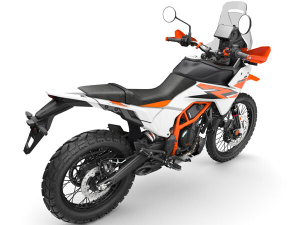 KTM 390 Adventure R 2025 white back