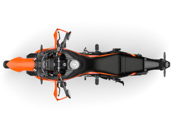 KTM 390 Adventure X 2025 orange top view