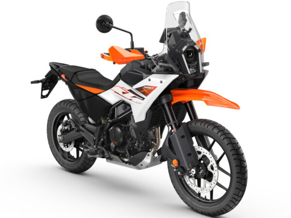 KTM 390 Adventure X 2025 white front