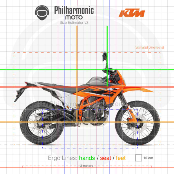 KTM 125 Enduro R 2025 orange sev3