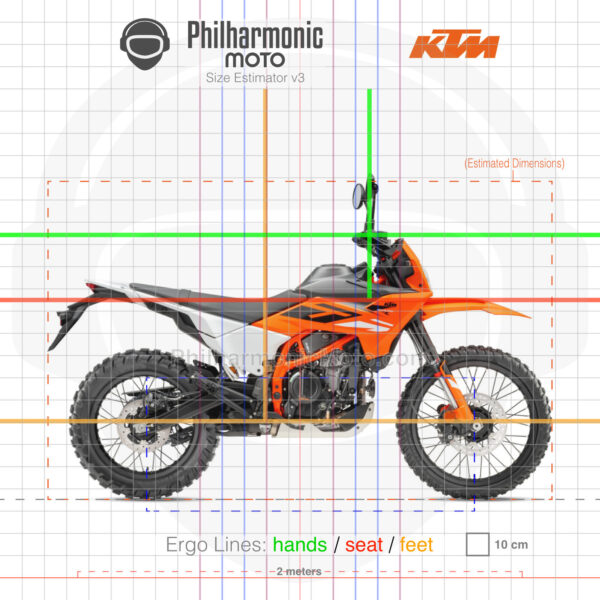 KTM 390 Enduro R 2025 orange sev3