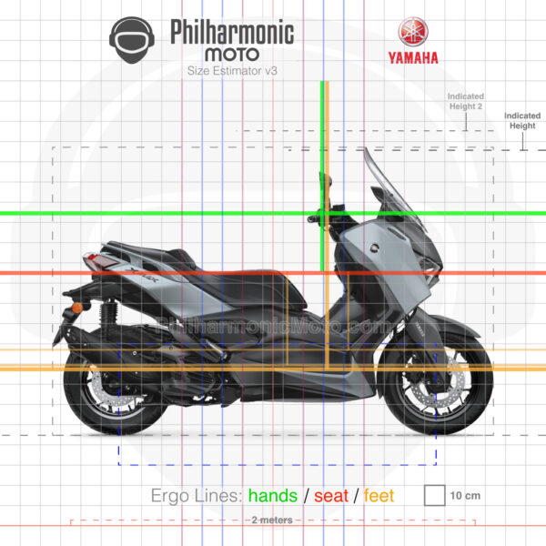 Yamaha XMAX 125 Tech MAX 2025 Ceramic Grey sev3