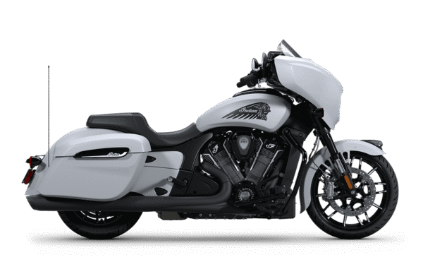 Indian Chieftain PowerPlus Dark Horse 2025 Ghost White Metallic Smoke