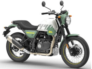 Royal Enfield Scram 440 2025 Trail Green front