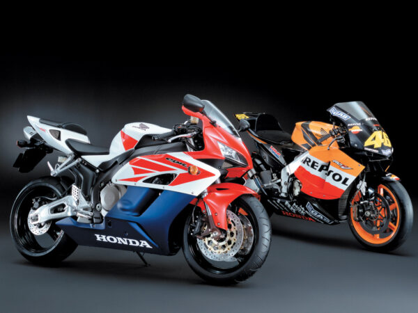 Honda CBR1000RR Fireblade 2004 with MotoGP bike