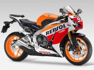 Honda CBR1000RR Fireblade 2015 Vibrant Orange Repsol Replica front