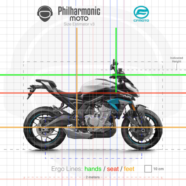 CFMoto 675NK 2025 Glacier White sev3