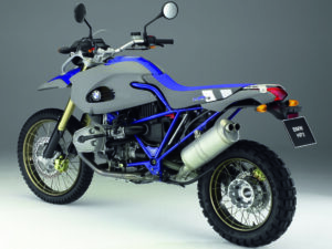 BMW HP2 Enduro 2005 grey blue back