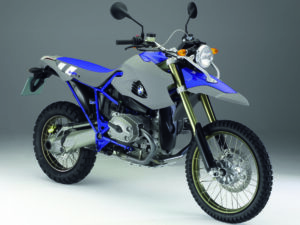 BMW HP2 Enduro 2005 grey blue front