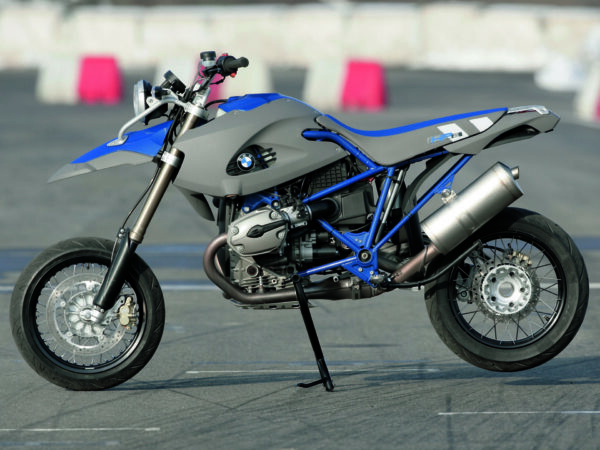 BMW HP2 Enduro 2005 grey blue with 17 wheels