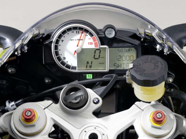 BMW S 1000 RR 2009 Acid Green Metallic dashboard