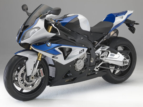 BMW HP4 2012 Racing Blue Metallic Light White front