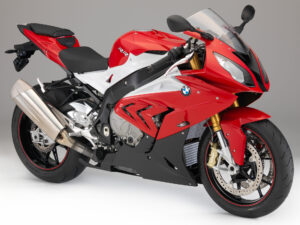 BMW S 1000 RR 2015 Racing Red Light White front